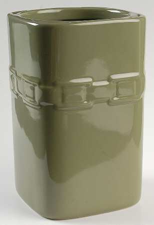 Woven Traditions Sage Large Square Canister No Lid