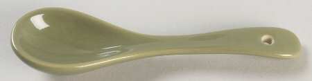 Woven Traditions Sage Ceramic Tasting Spoon