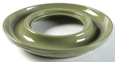 Woven Traditions Sage Round Cheese & Cracker Tray No Cutting Board