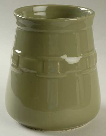 Woven Traditions Sage Kitchen Crock No Wood Lid