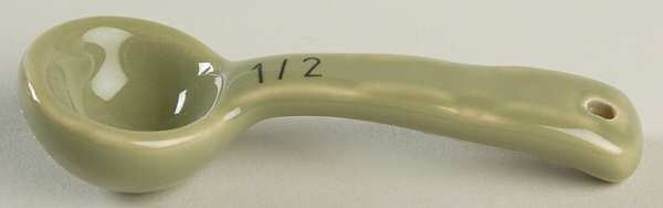 Woven Traditions Sage 1/2 Teaspoon Ceramic Measuring Spoon