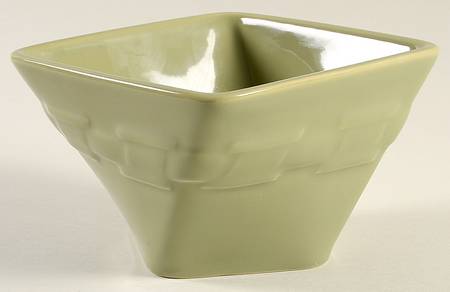 Woven Traditions Sage 4" Square Vegetable Bowl