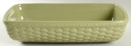 Woven Traditions Sage Long Basket Server