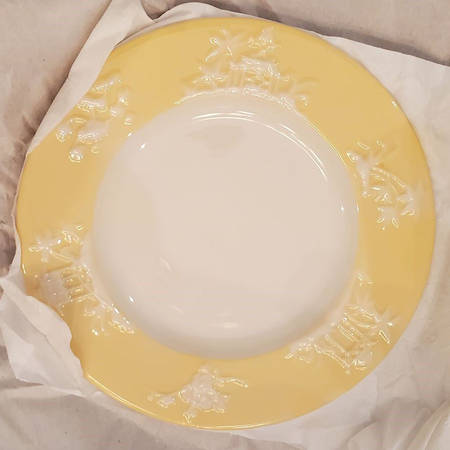 Pagoda Yellow Bread & Butter Plate