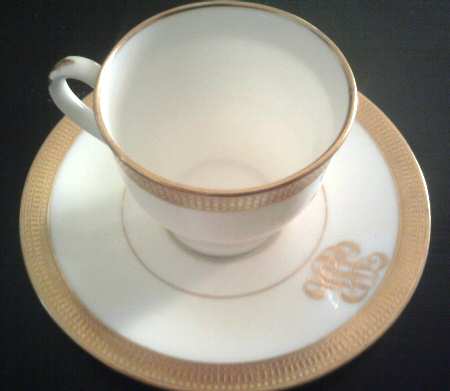 C4a Footed Cup & Saucer Set