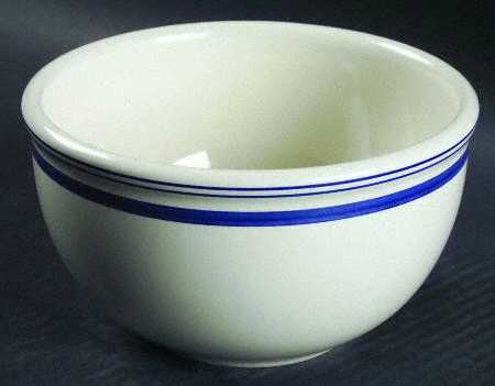 Cafe Stripe Blue (LR021, LR050) 6" Mixing Bowl