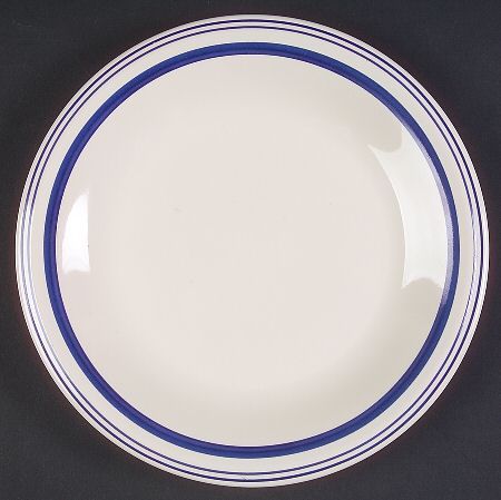 Cafe Stripe Blue (LR021, LR050) Salad Plate