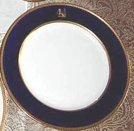 E1B Cobalt Luncheon Plate