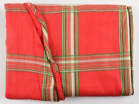 Holiday Gatherings Plaid 70" Round Tablecloth