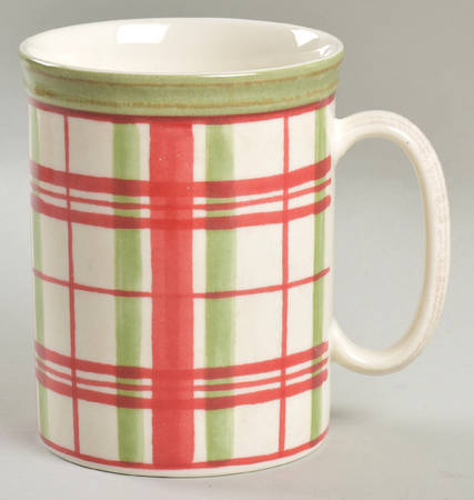 Holiday Gatherings Plaid Mug