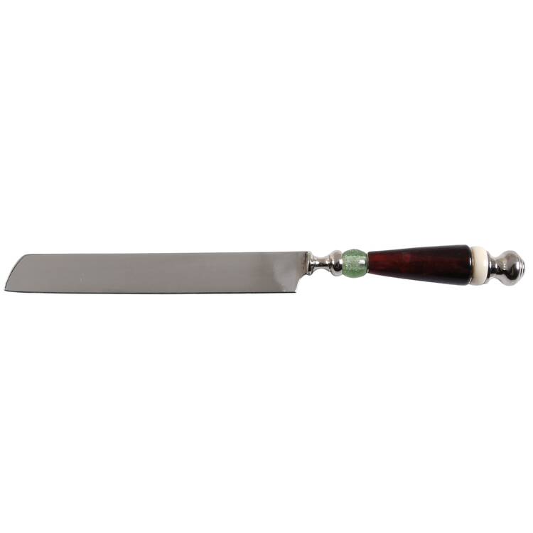 Holiday Gatherings Plaid Cake Knife/Server with Stainless Blade