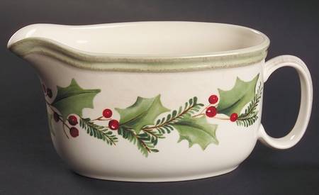 Holiday Gatherings Holiday Berry Open Sauce Boat