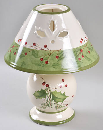 Holiday Gatherings Holiday Berry Candle Lamp & Shade