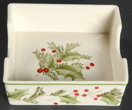 Holiday Gatherings Holiday Berry Napkin Holder/Box