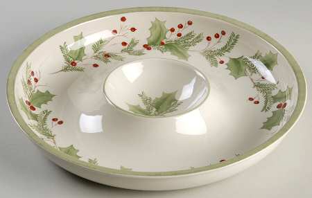 Holiday Gatherings Holiday Berry 1 Piece Chip & Dip