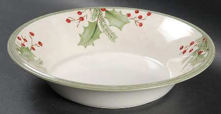 Holiday Gatherings Holiday Berry 8" Soup/Pasta Bowl