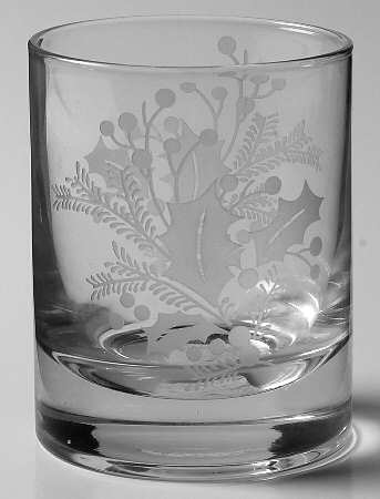 Holiday Gatherings Holiday Berry Glassware Votive Candleholder