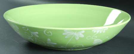 Summerville Jade Green 12" Large Salad Serving Bowl