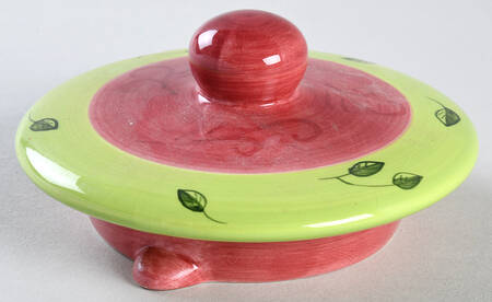 Holly Topiary Lid for Teapot