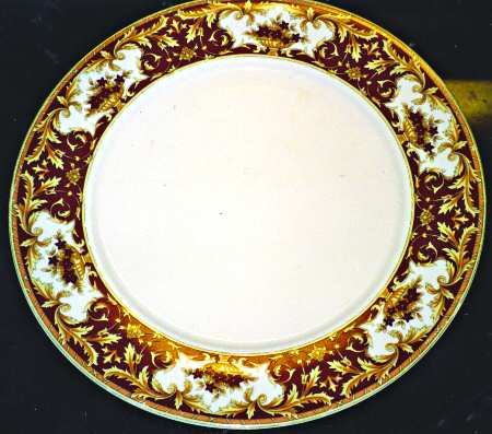 Palazzo Red Dinner Plate