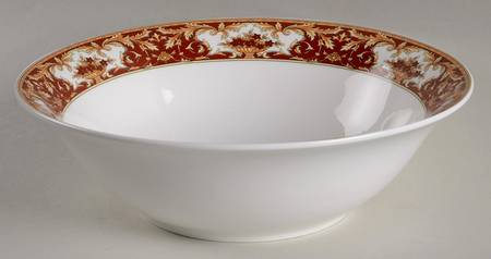 Palazzo Red 9" Round Vegetable Bowl