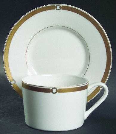 Harness Flat Cup & Saucer Set