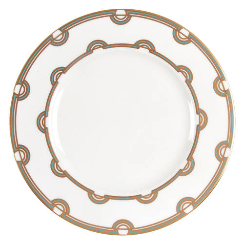 Corona Grove Aqua Accent Luncheon Plate
