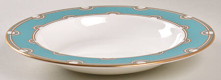 Corona Grove Aqua 9" Soup/Pasta Bowl