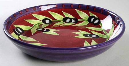 Olive 9" Individual Pasta Bowl