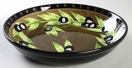Olive 9" Individual Pasta Bowl