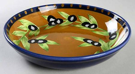 Olive 9" Individual Pasta Bowl