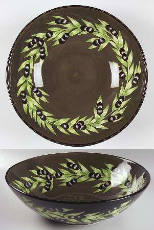 Olive 15" Pasta Serving Bowl