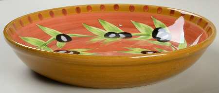 Olive 10" Individual Pasta Bowl