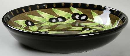 Olive 10" Individual Pasta Bowl