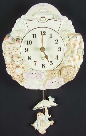 Noahs Ark Hanging Wall Clock