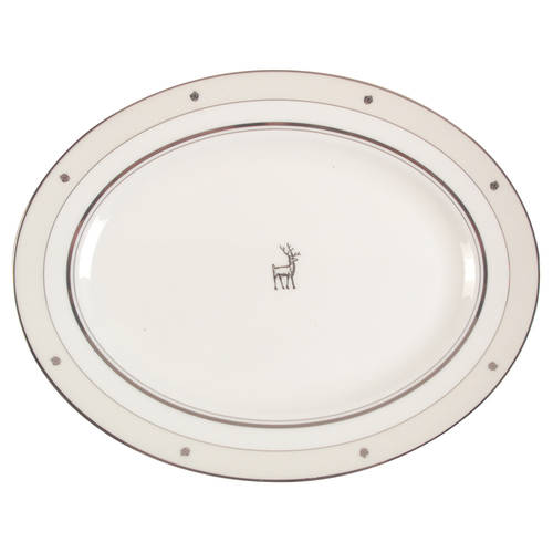Donner Road 13" Oval Serving Platter
