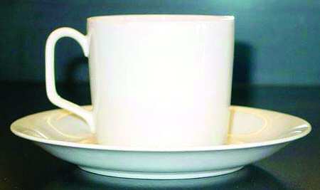 LIM283 Flat Cup & Saucer Set
