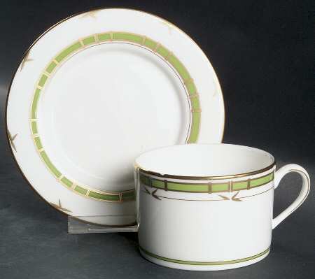 Pompano Point Flat Cup & Saucer Set