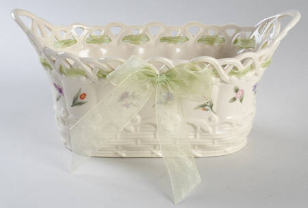 Posy Baskets Oval Basket by Lenox