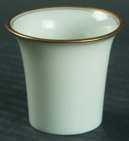 Lenox Liners (White, Gold Trim) Decoration #86 Shape 1 Demitasse Liner