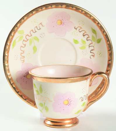 G AD 102 Footed Demitasse Cup & Saucer Set