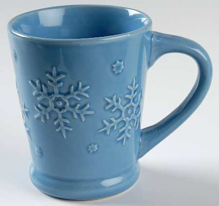 Blue Snowflake Mug