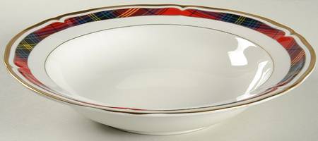 Westbridge Tartan Large Rim Soup Bowl