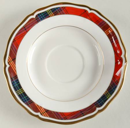 Westbridge Tartan Saucer