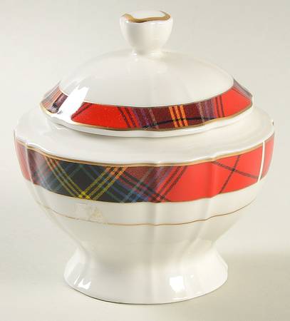Westbridge Tartan Sugar Bowl & Lid