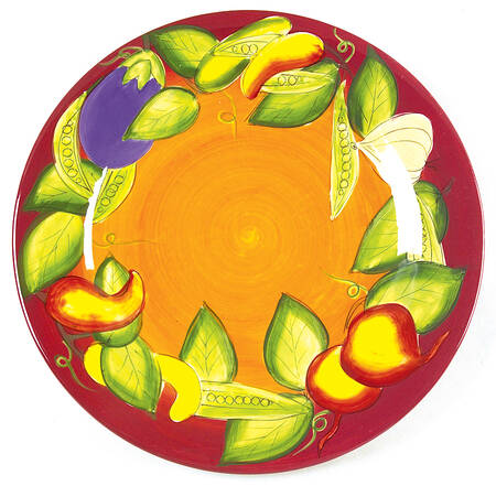 Peas in a Pod Dinner Plate