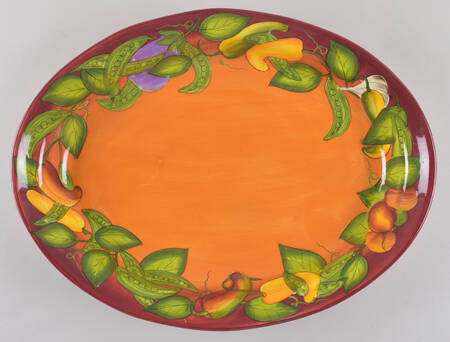 Peas in a Pod 19" Oval Serving Platter
