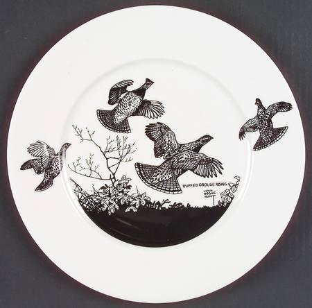 Game Birds Dinner Plate