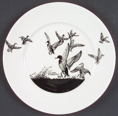 Game Birds Dinner Plate