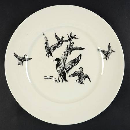 Game Birds Dinner Plate